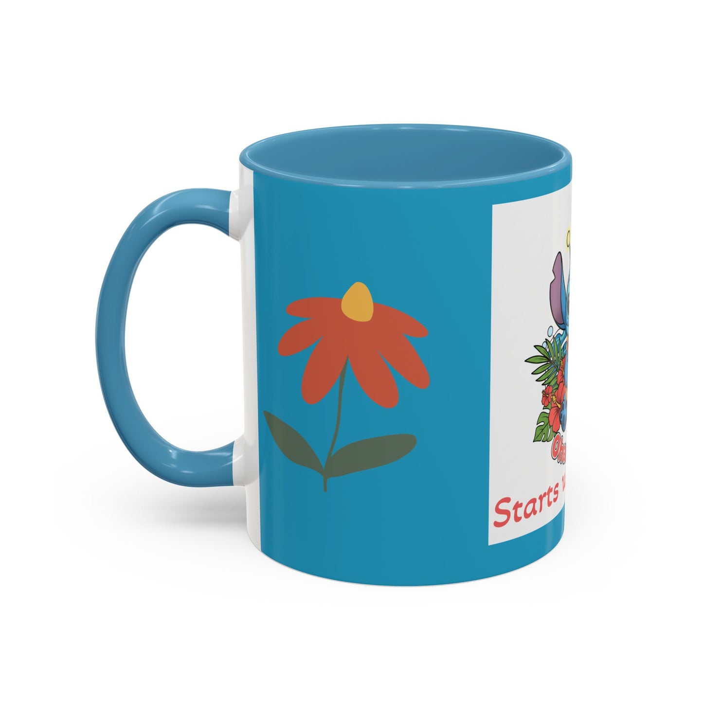 Stitch Accent Coffee Mug (11, 15oz)