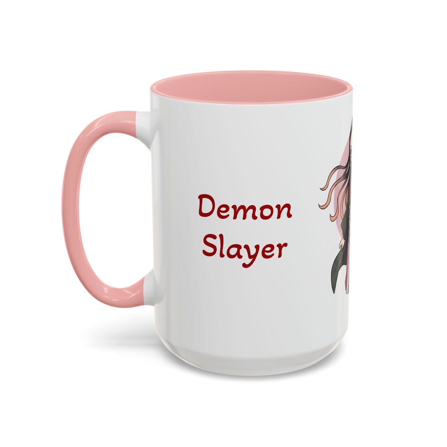 Demon Slayer Nezuko Kamado Accent Coffee Mug (11, 15oz)