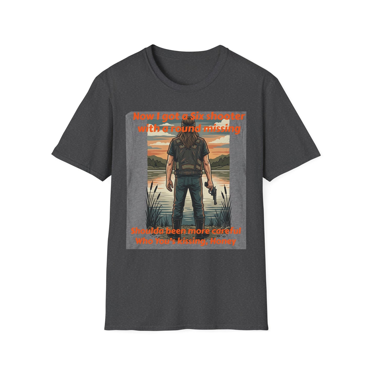 Travis Bolt 6 shooter Unisex Softstyle T-Shirt