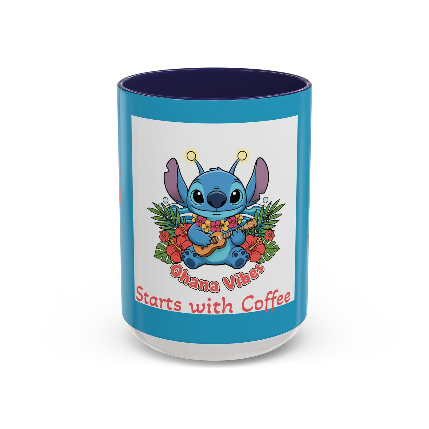 Stitch Accent Coffee Mug (11, 15oz)