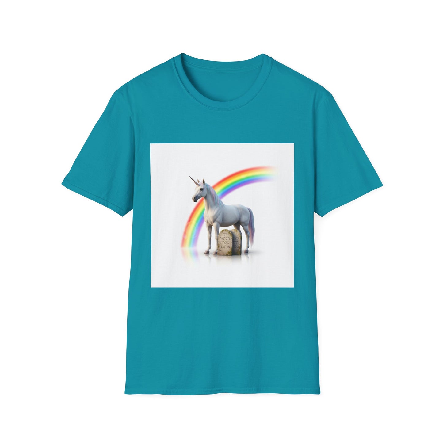unicorn and rainbows tshirt Unisex Softstyle T-Shirt
