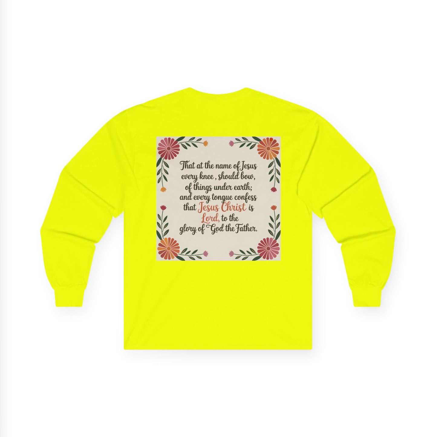 Philippians 2-10-11 Unisex Ultra Cotton Long Sleeve Tee