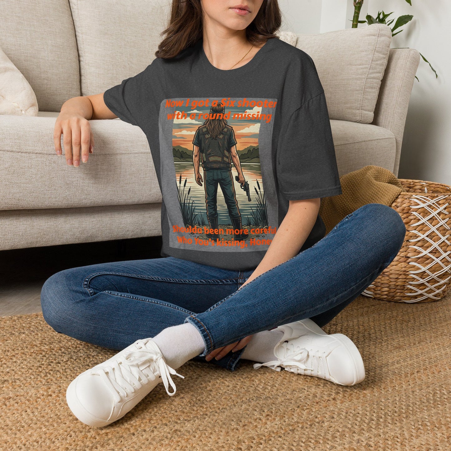 Travis Bolt 6 shooter Unisex Softstyle T-Shirt