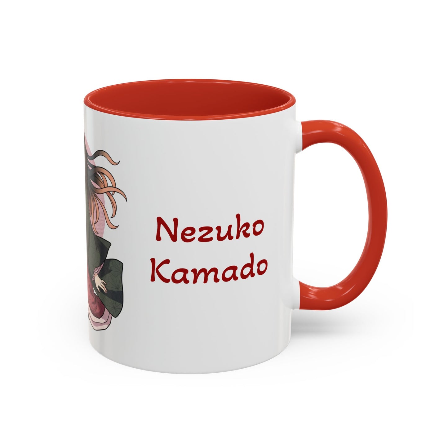 Demon Slayer Nezuko Kamado Accent Coffee Mug (11, 15oz)