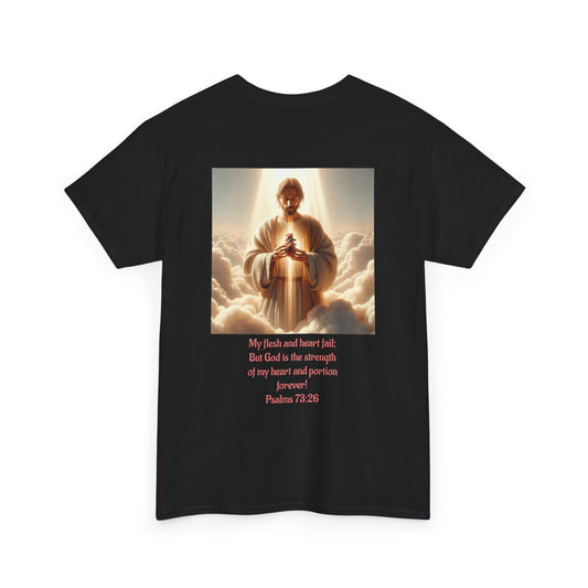Psalms 73:26 Unisex Heavy Cotton Tee