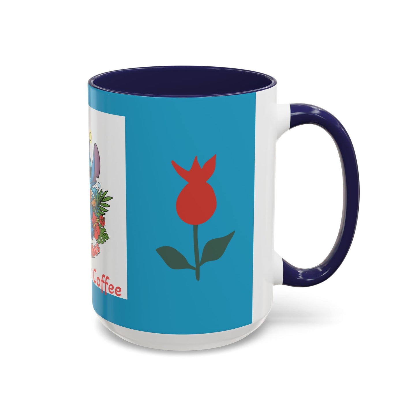 Stitch Accent Coffee Mug (11, 15oz)
