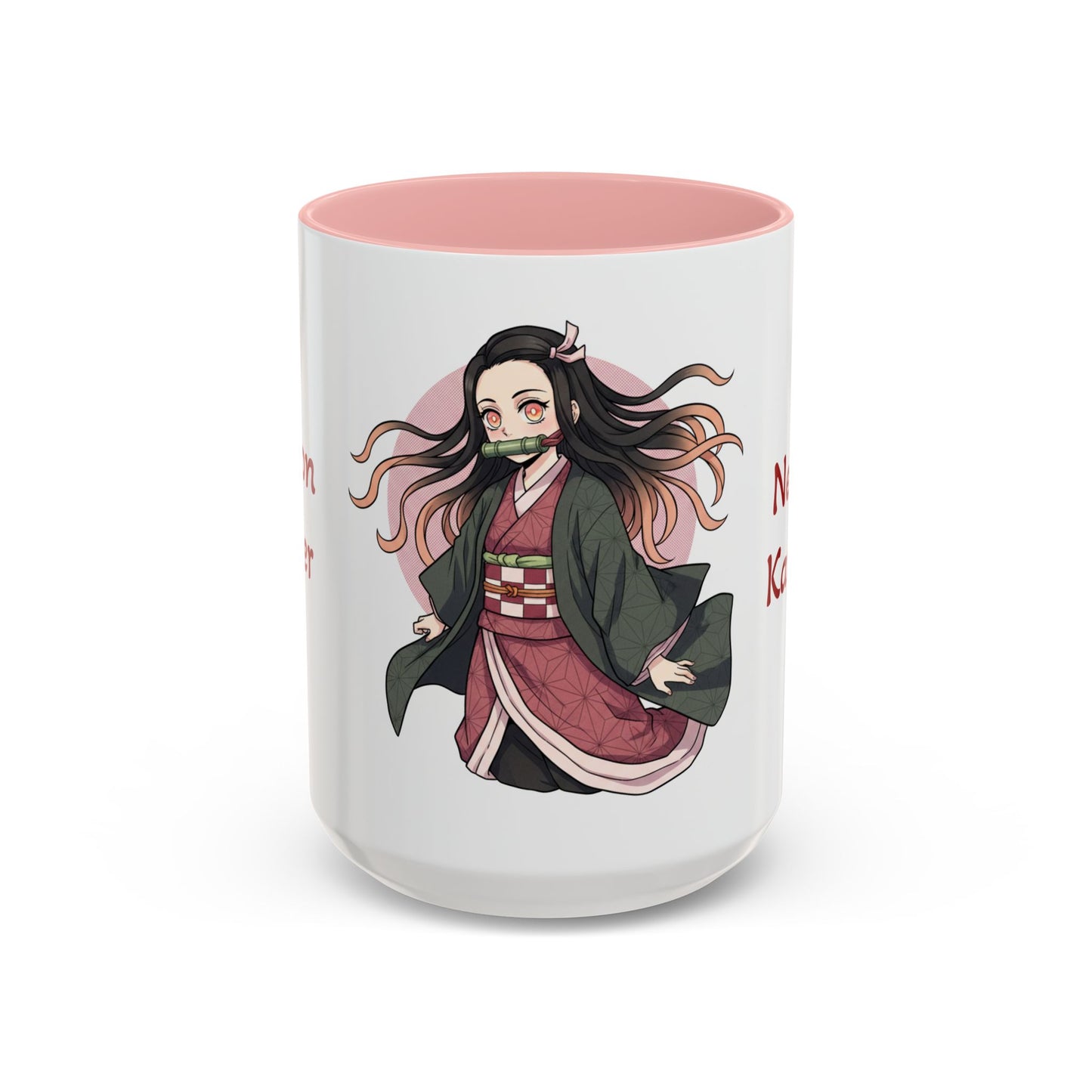 Demon Slayer Nezuko Kamado Accent Coffee Mug (11, 15oz)