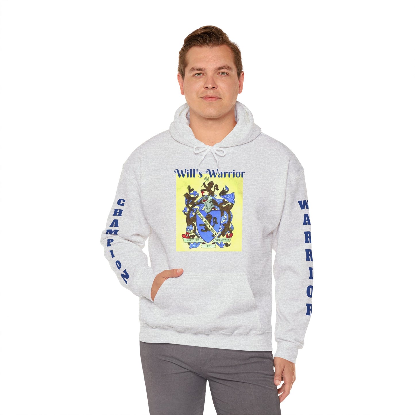 Will's Warrior - Unisex Heavy Blend™ Hooded Sweatshirt