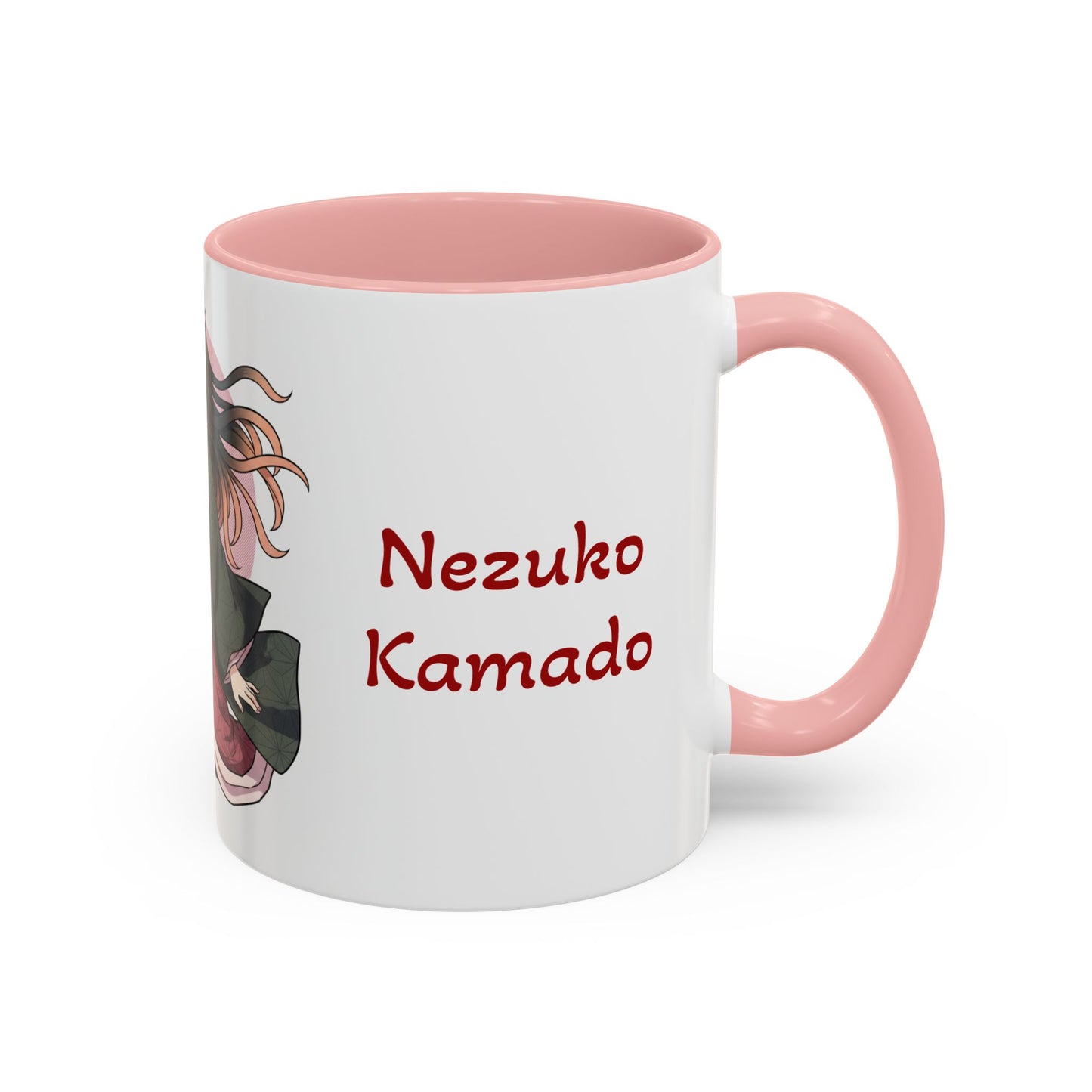 Demon Slayer Nezuko Kamado Accent Coffee Mug (11, 15oz)