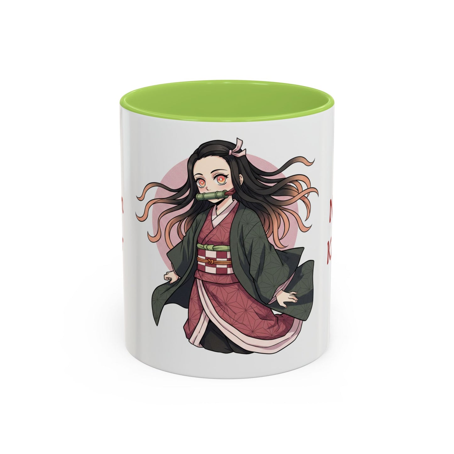 Demon Slayer Nezuko Kamado Accent Coffee Mug (11, 15oz)