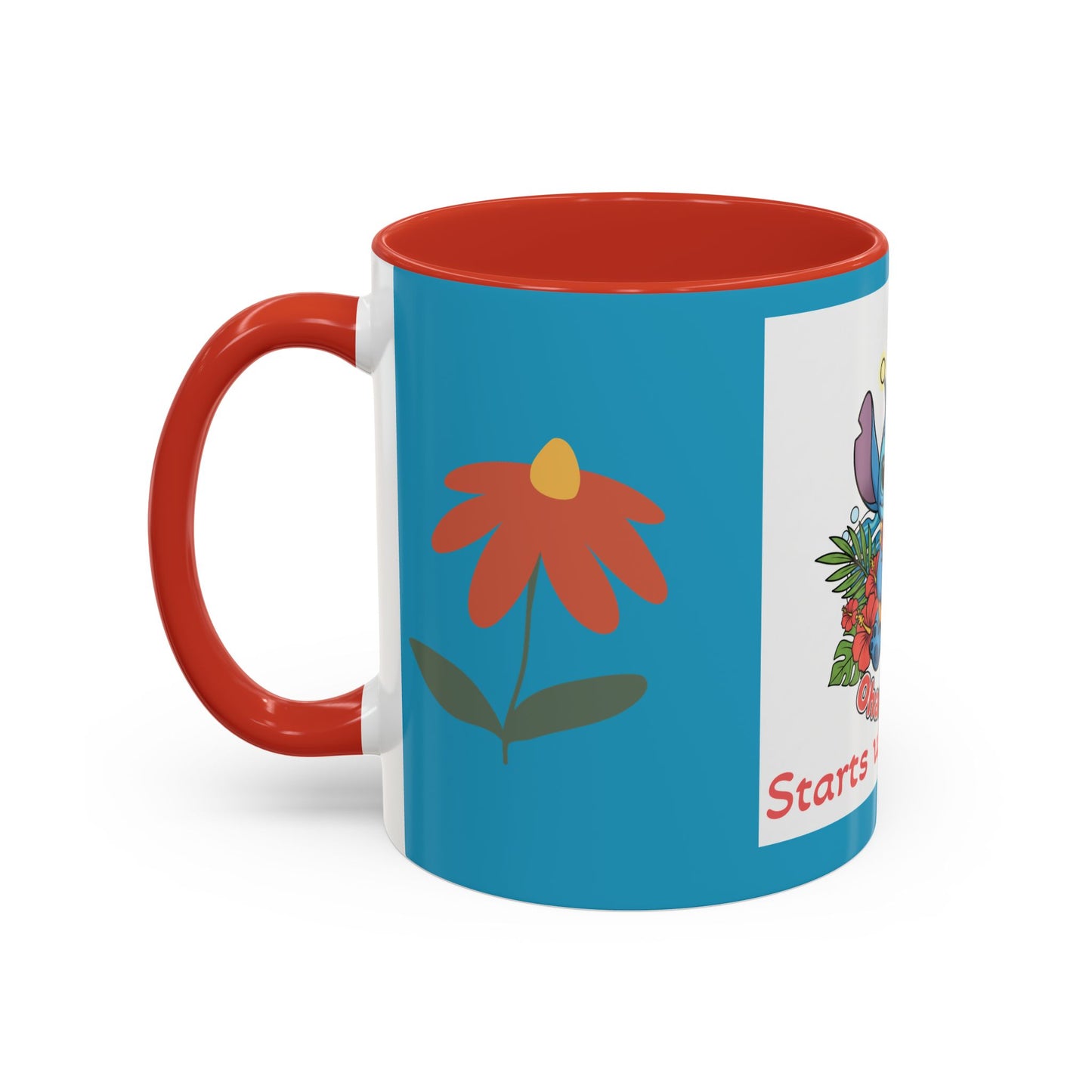 Stitch Accent Coffee Mug (11, 15oz)