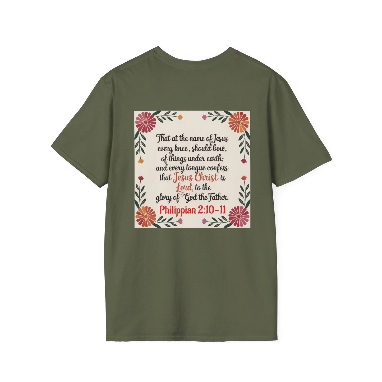 Philippians 2:10-11 Unisex Softstyle T-Shirt