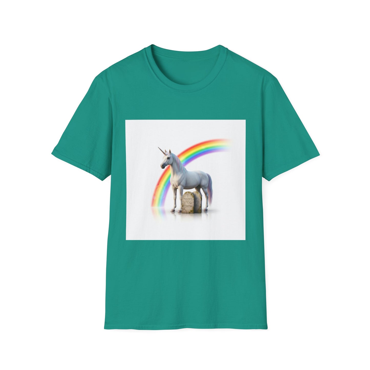 unicorn and rainbows tshirt Unisex Softstyle T-Shirt