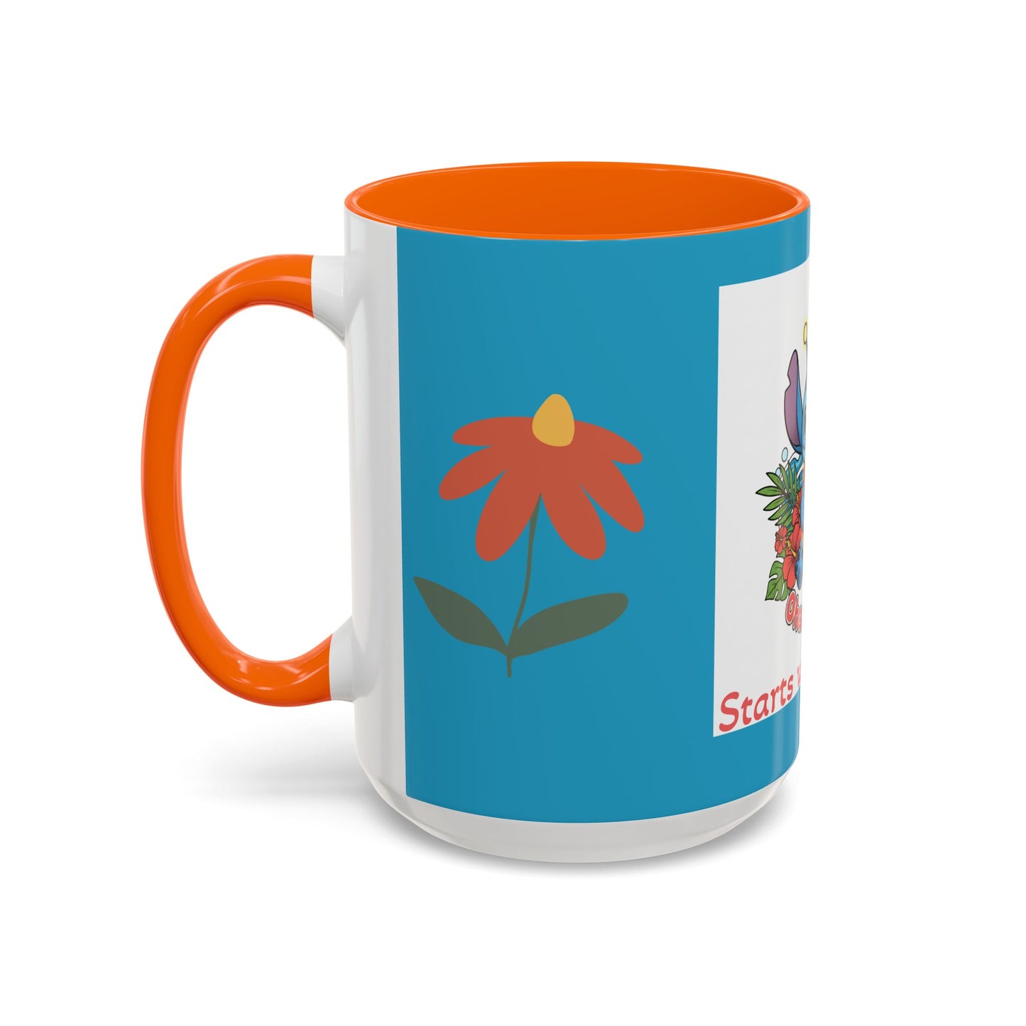 Stitch Accent Coffee Mug (11, 15oz)