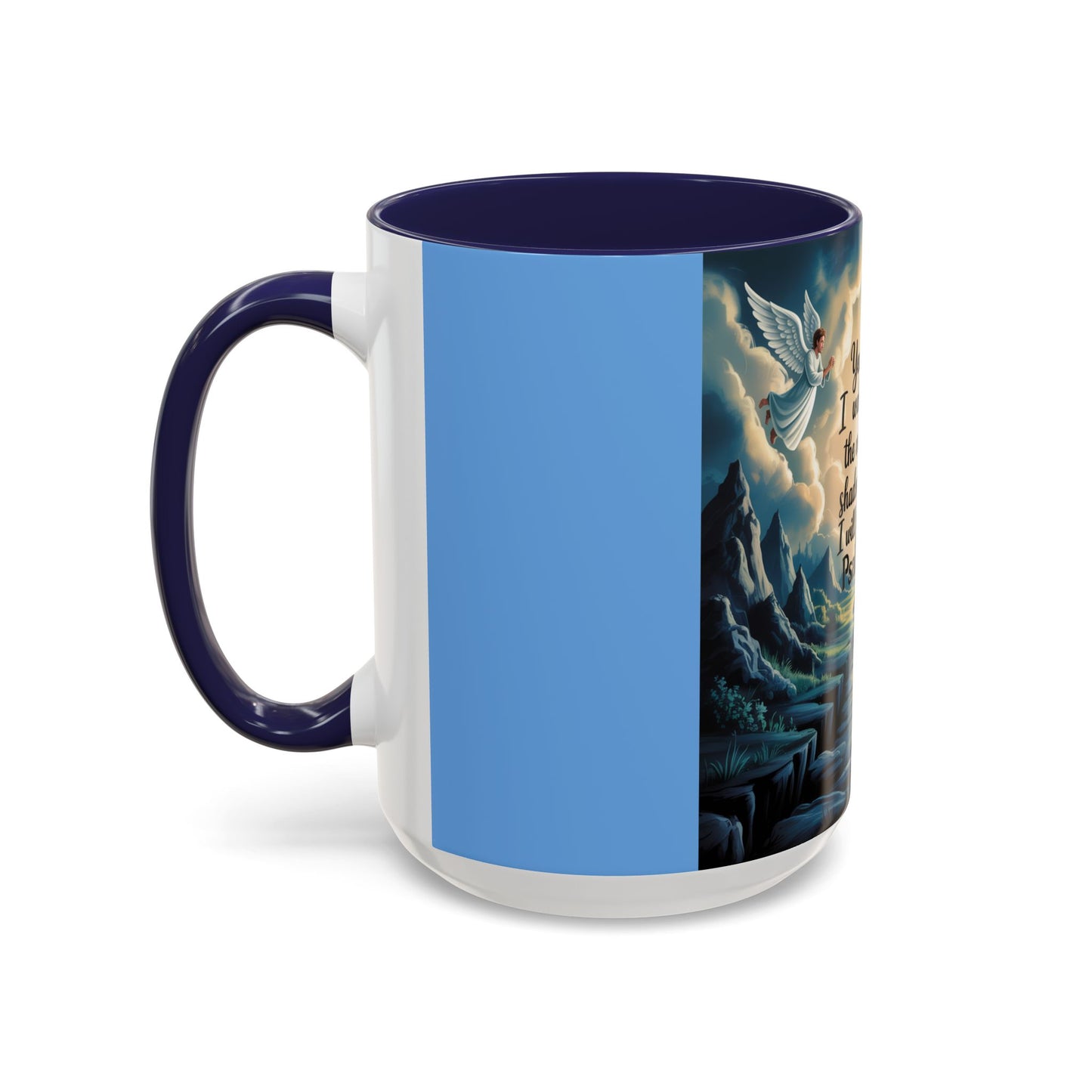 Psalms 23:4 Accent Coffee Mug (11, 15oz)