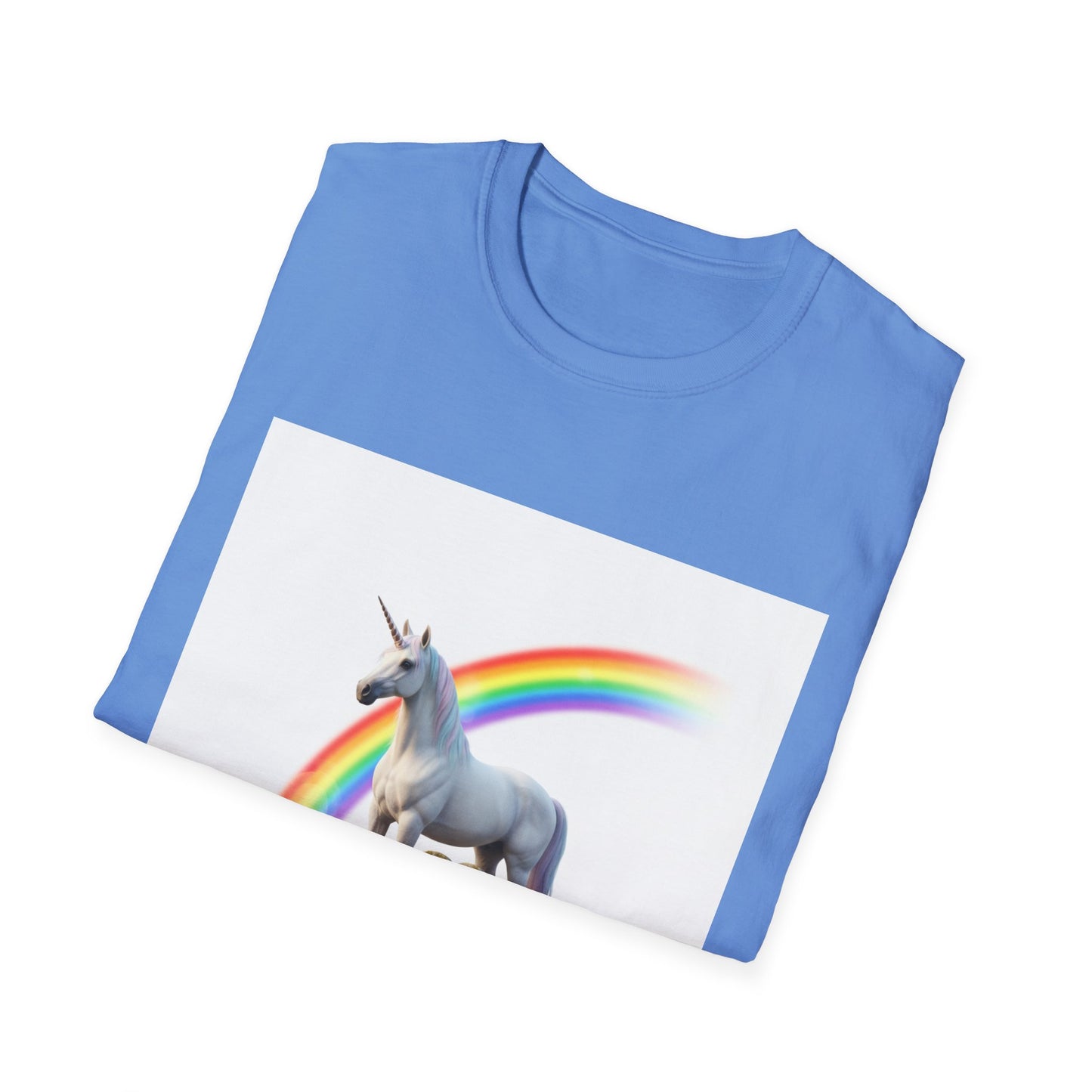 unicorn and rainbows tshirt Unisex Softstyle T-Shirt