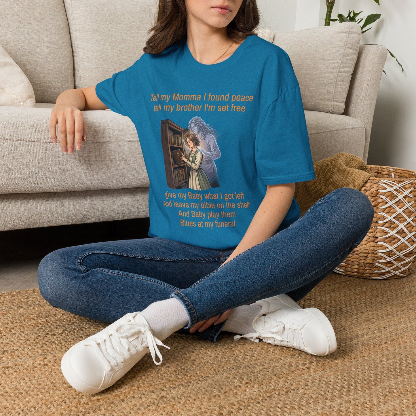 Travis Bolt Blues at my funeral Unisex Softstyle T-Shirt