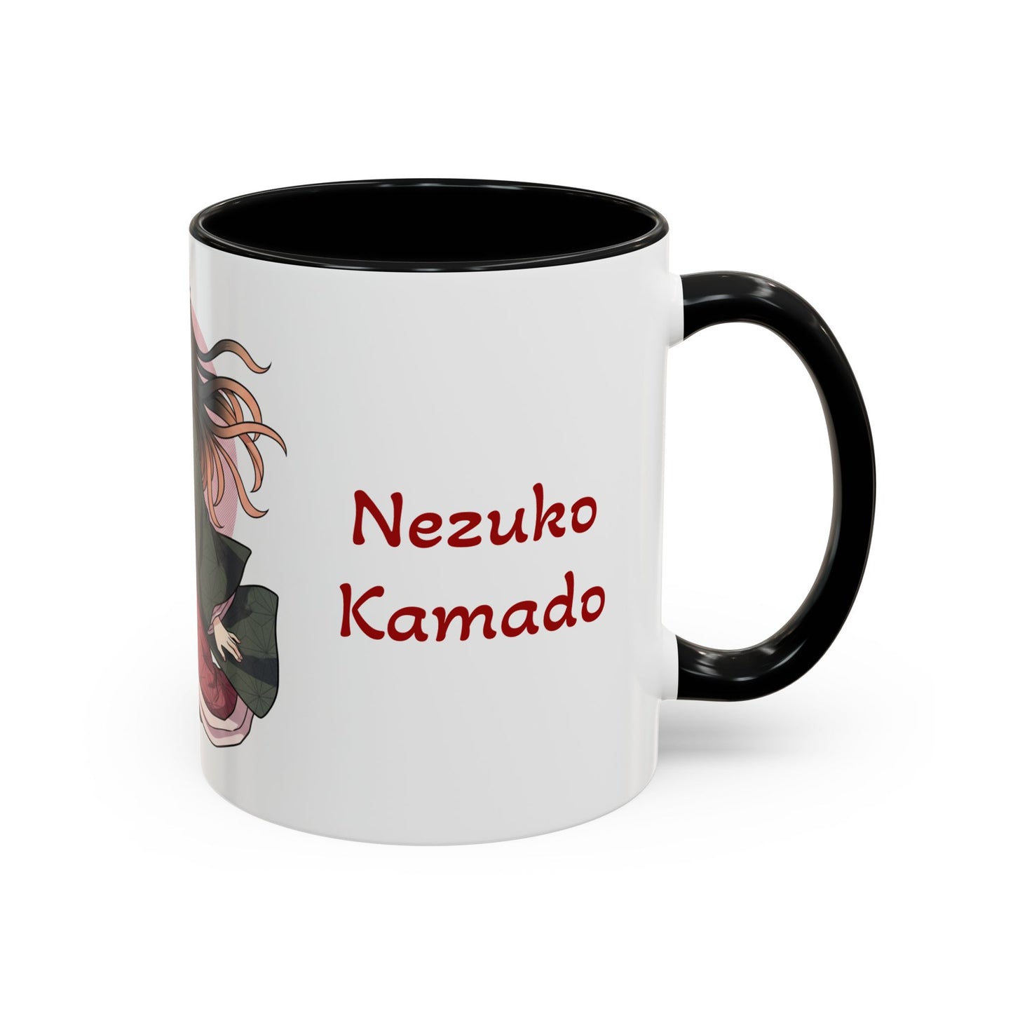 Demon Slayer Nezuko Kamado Accent Coffee Mug (11, 15oz)