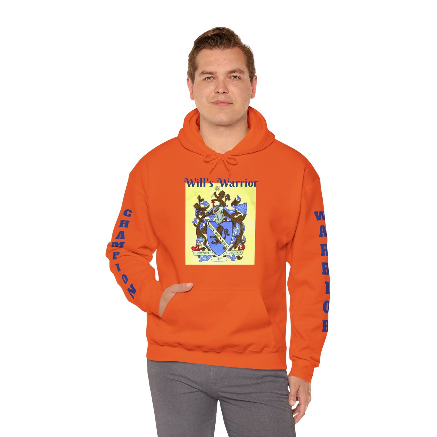 Will's Warrior - Unisex Heavy Blend™ Hooded Sweatshirt
